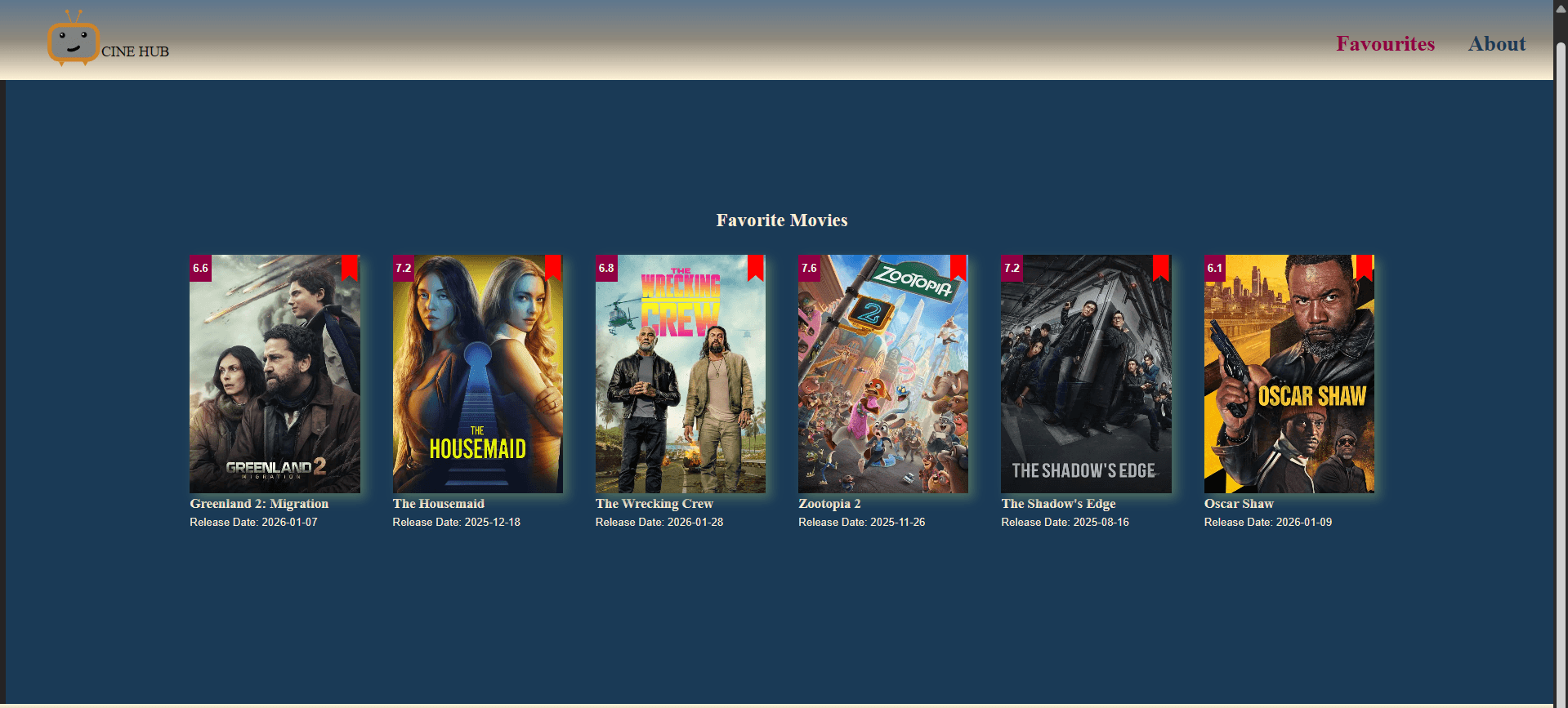 CineHub screenshot 1