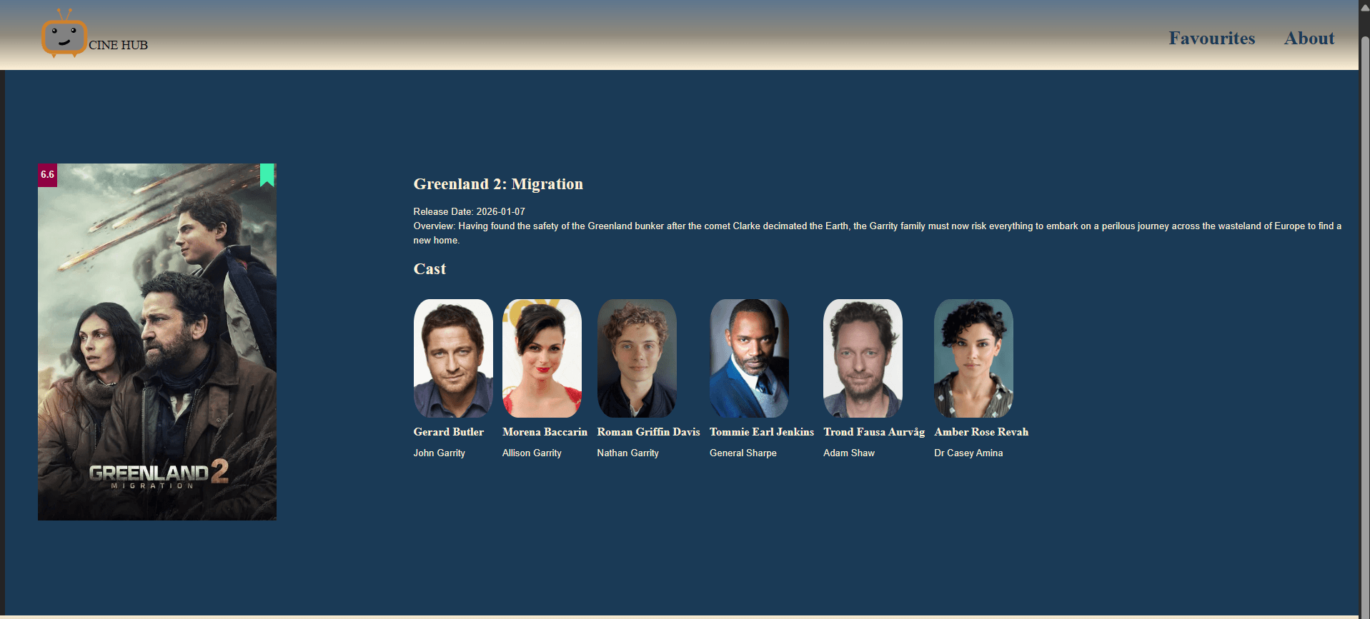 CineHub screenshot 2